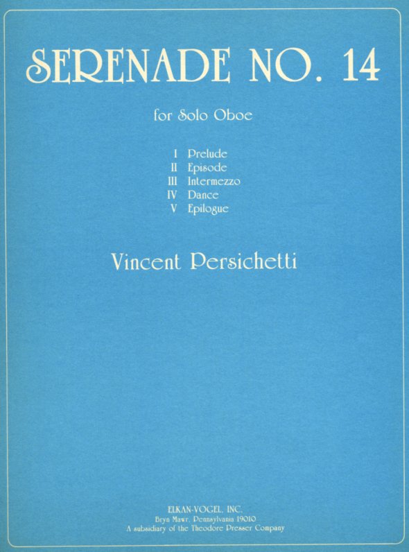 Persichetti: Serenade No. 14 / Oboe solo<br>