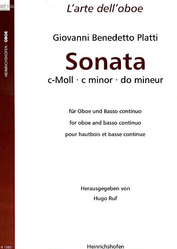 G. Platti: Sonate c-moll fr Oboe + BC<br>