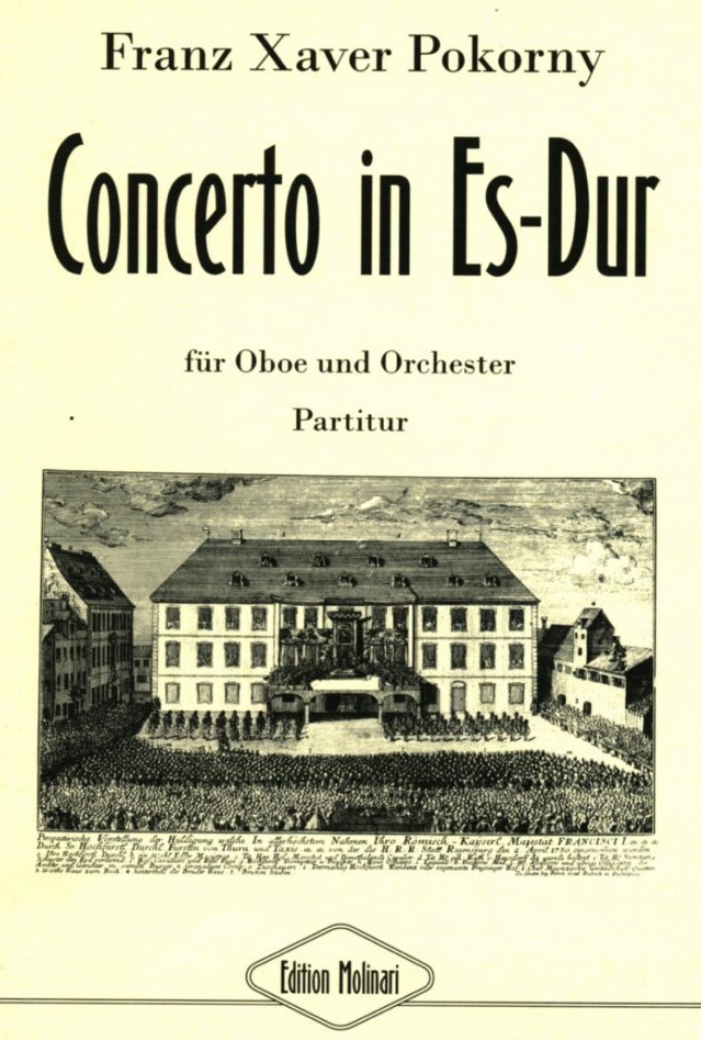 F.X. Pokorny: Concerto in Es-Dur<br>fr Oboe + Orchester - Partitur + Stimme
