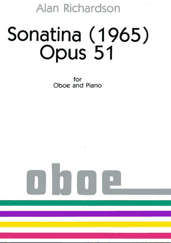 A. Richardson: Sonatina (1965) Opus 51<br>for oboe + piano