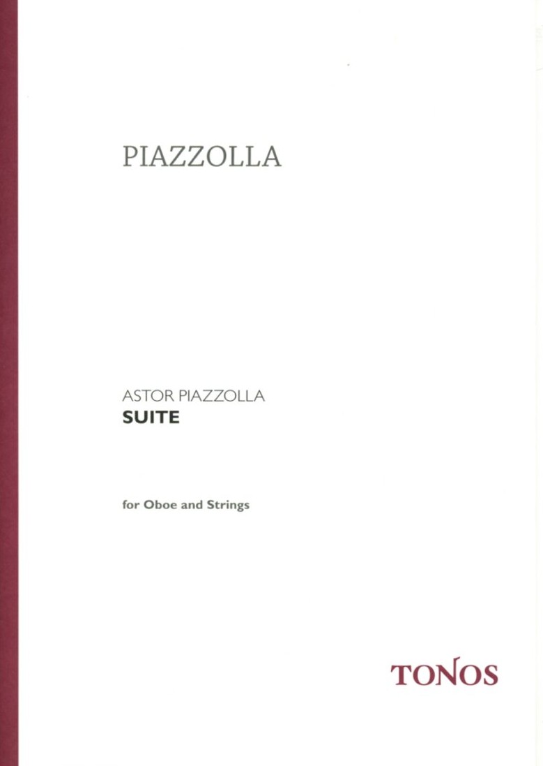 A. Piazzolla: Suite para Oboe<br>+ Streichorch. - Partitur