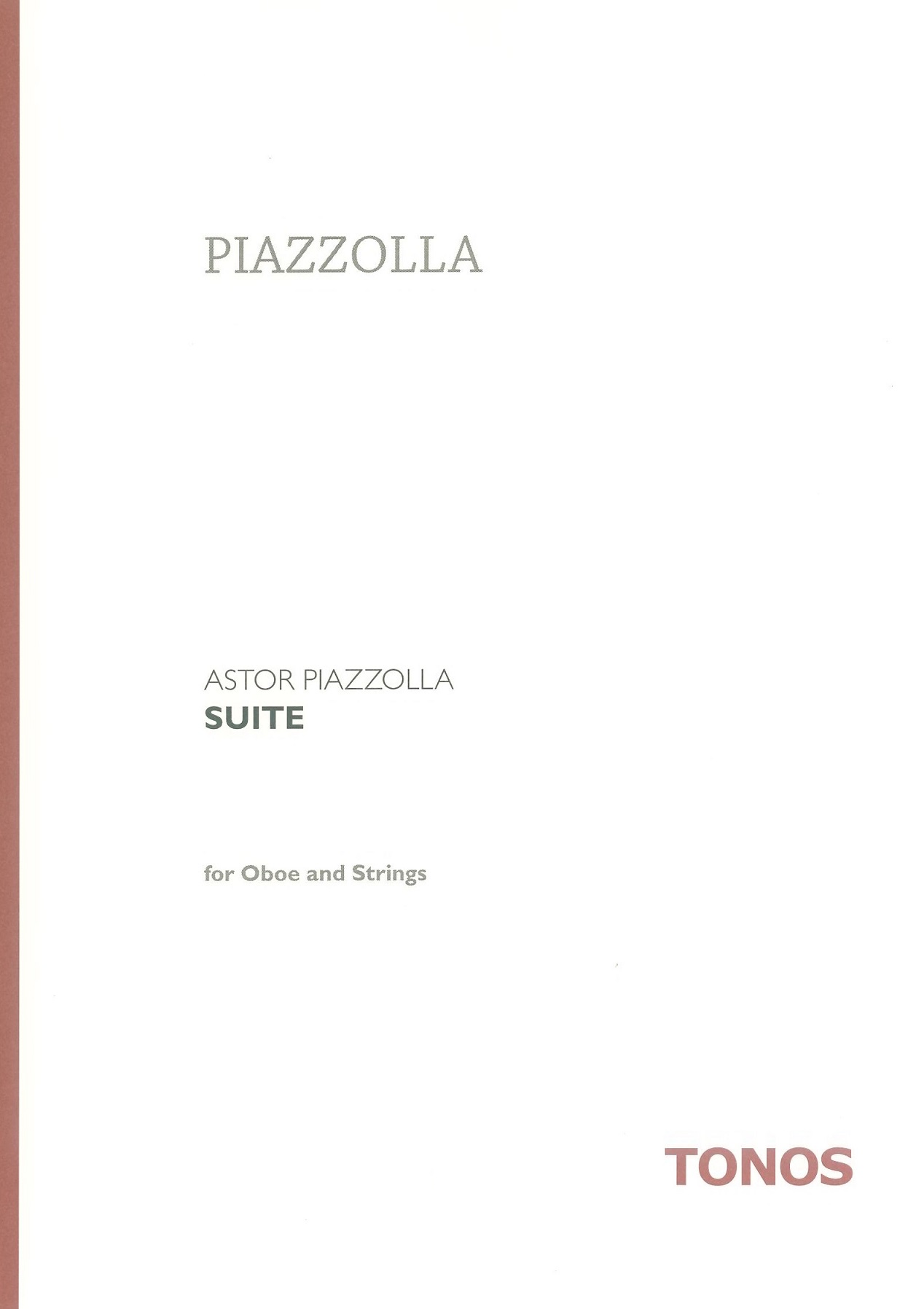 A. Piazzolla: &acute;Ave Maria&acute; fr Bandoneon<br>(Oboe/Engl. Horn) + Streicher - Partitur