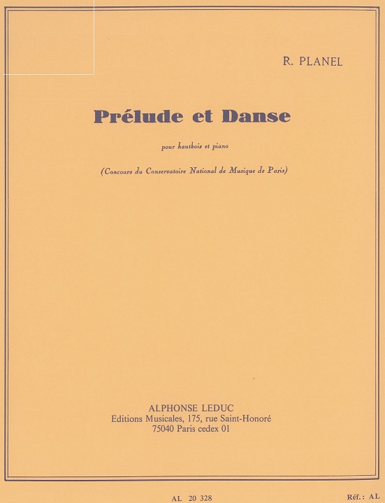 R. Planel: Prelude et Dance<br>Oboe + Klavier