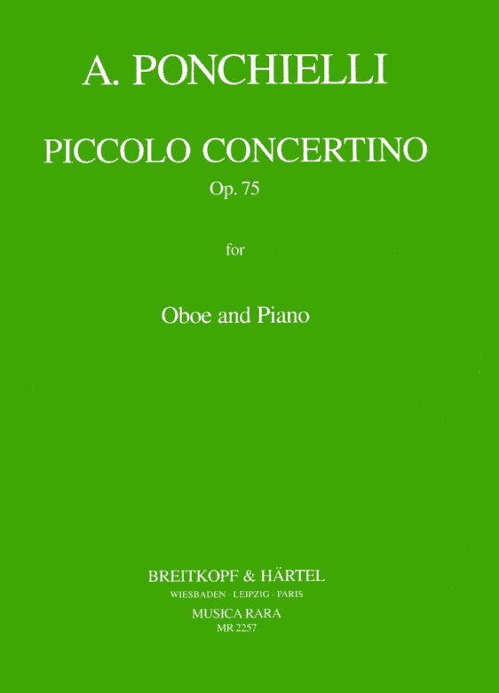 A. Ponchielli: Piccolo Concertino op 75<br>fr Oboe + Klavier