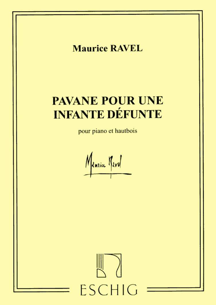 M. Ravel: Pavane pour une infante<br>dfunte - Oboe + Klavier