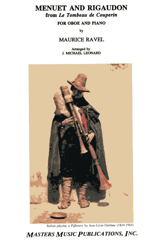 M. Ravel: 2 Sätze aus &acute;Le Tombeau de<br>Couperin&acute; - bearb. für Oboe + Klavier