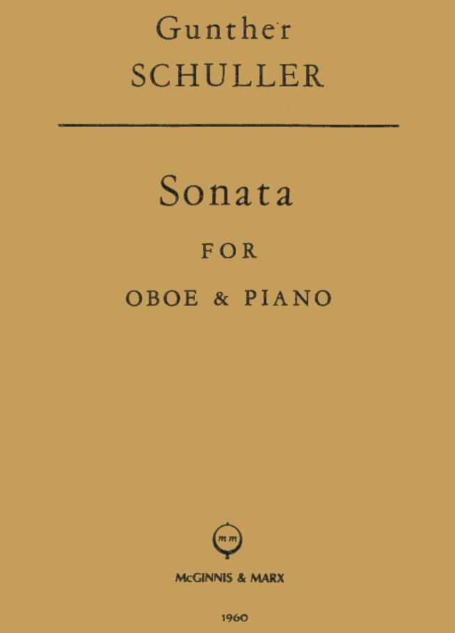 G. Schuller: Sonata for Oboe and<br>Piano