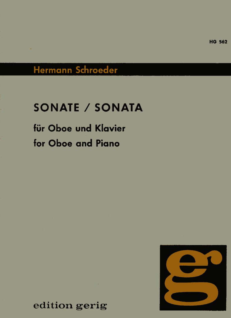 H. Schroeder: Sonate für Oboe + Klavier<br>