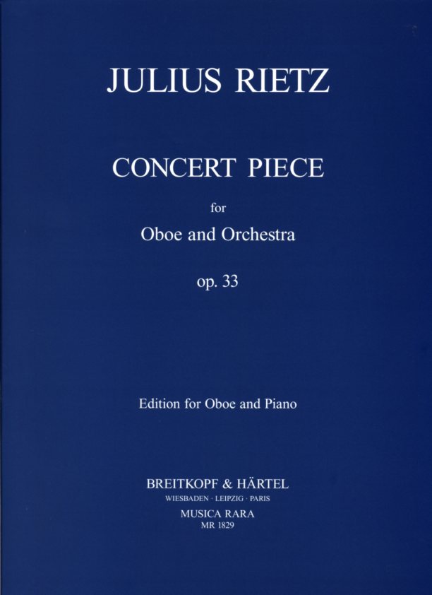 J. Rietz: Concert Piece Op.33 f. Oboe &<br>Orchestra Solo - KA