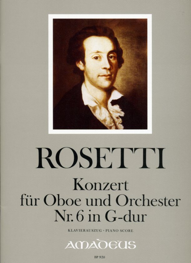 A. Rosetti: Konzert G-Dur fr Oboe +<br>Orchester - KA