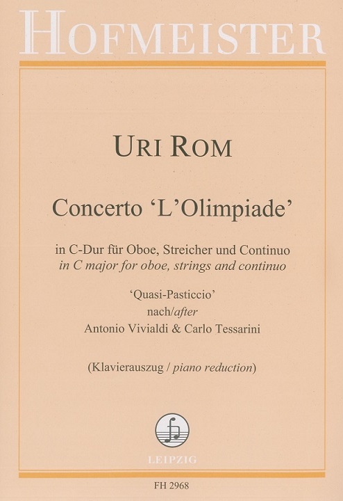 U. Rom(*1969): Concerto l&acute;olimpiade&acute;<br>C-Dur -Oboe, Streicher + BC /KA