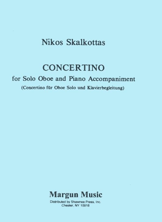 N. Skalkottas: Concertino fr<br>Oboe + Klavier
