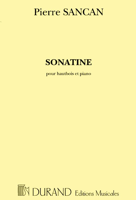 P. Sancan(*1916): Sonatine<br>fr Oboe + Klavier (1957)
