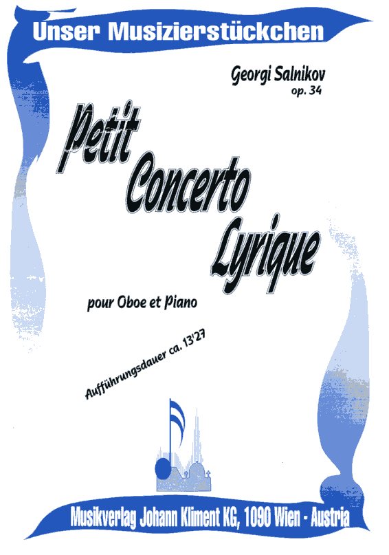 G. Salnikov: &acute;Petit Concert Lyrique&acute;<br>für Oboe + Blasorchester - KA