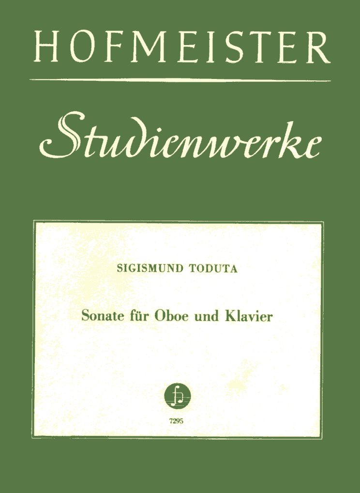 S. Toduta(1908-1991): Sonate<br>fr Oboe + Klavier