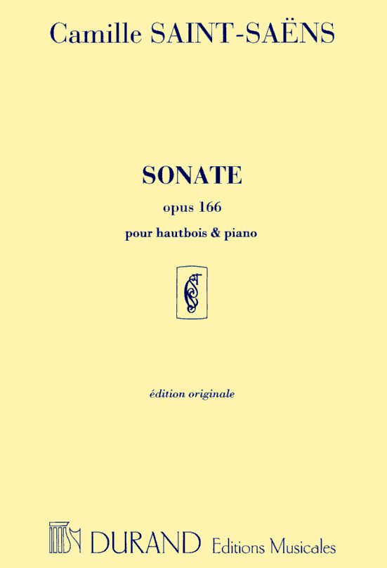 C. Saint-Saens: Sonate op. 166<br>fr Oboe + Klavier / Durand