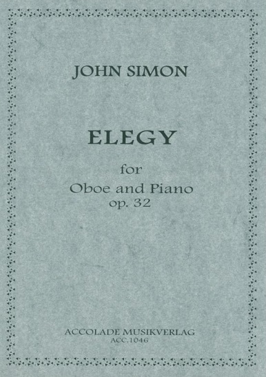 J. Simon(*1944): &acute;Elegy&acute; (1978)<br>op. 32 für Oboe + Klavier