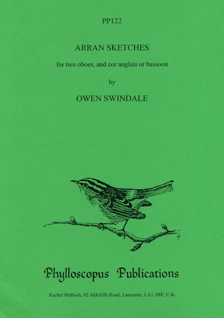 O. Swindale: Arran Sketches (1927)<br>für 2 Oboen + Engl. Horn (oder Fagott)
