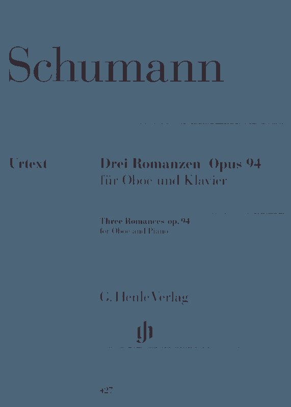 R. Schumann: 3 Romanzen fr Oboe<br>+ Klavier Op. 94 - Urtext