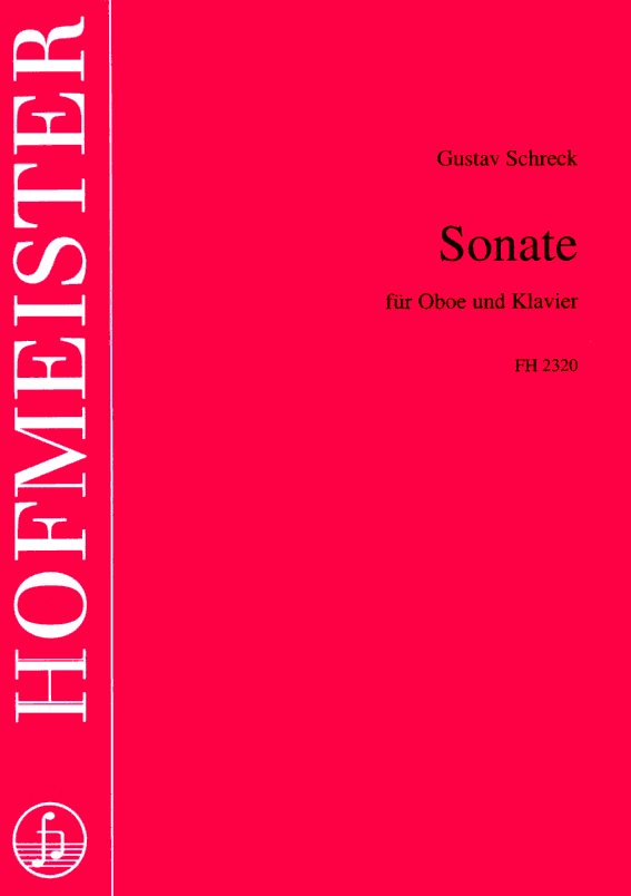 G. Schreck: Sonate op. 13<br>fr Oboe + Klavier (Hofmeister)