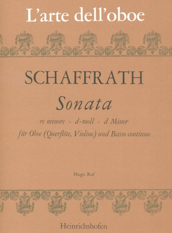 Chr. Schaffrath: Sonate d-moll fr<br>Oboe + BC