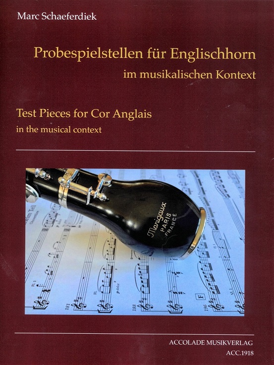 M. Schaeferdiek: Probespielstellen f�r<br>Engl. Horn - mit musikalischem Kontext