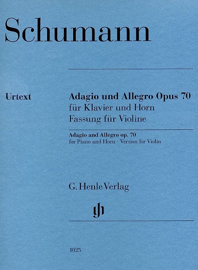 R. Schumann: Adagio & Allegro op. 70<br>Oboe + Klavier / Henle