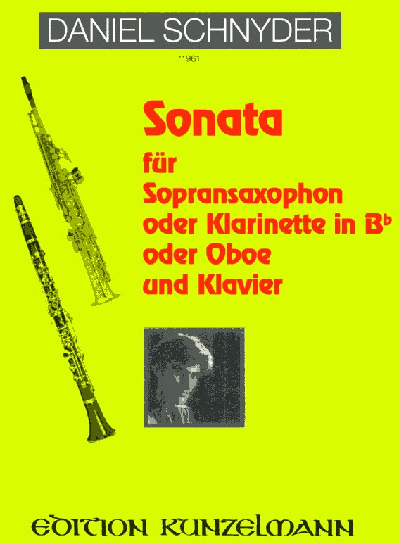 D. Schnyder(*1961): Sonate für Oboe<br>+ Klavier / revidierte Ausgabe 2016