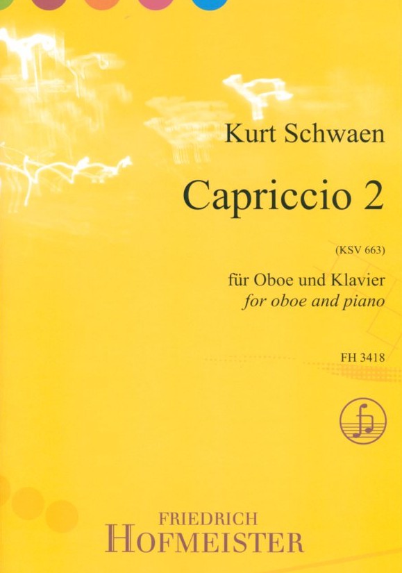 K. Schwaen(*1909): Capriccio 2<br>für Oboe + Klavier (1995)