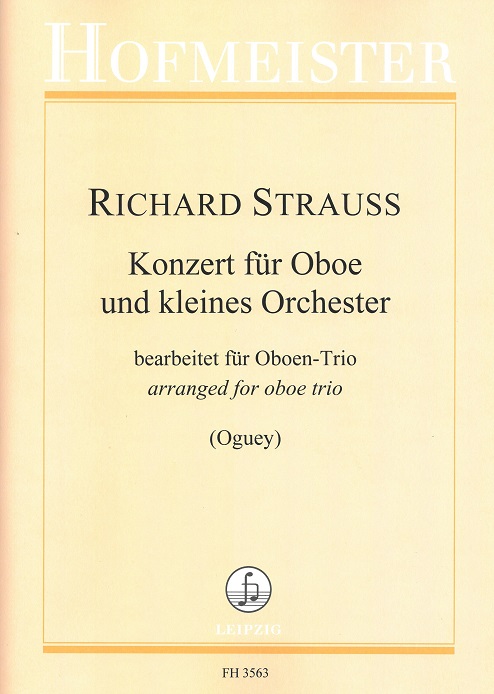 R. Strauss: Konzert für Oboe / gesetzt<br>für 2 Oboen + Engl. Horn
