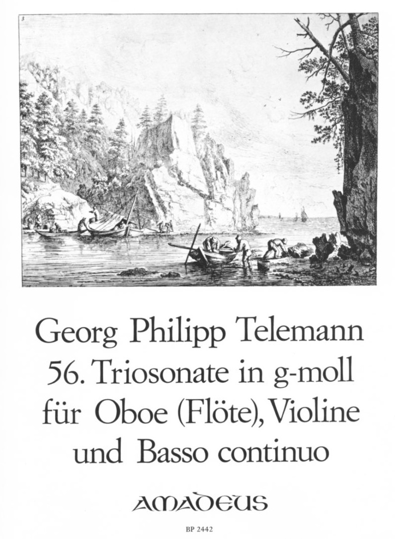 G.Ph. Telemann: 56. Triosonate g-moll<br>TWV 42.g8 - Oboe, Violine + BC