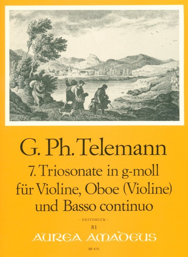 G.Ph. Telemann: 7. Triosonate g-moll<br>TWV 42.g14 - Oboe, Violine + BC