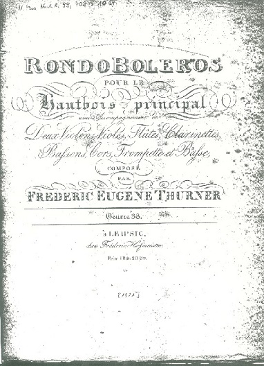 Fr.E. Thurner: Rondo Bolero<br>Oboe +Orch./Stimmen -1821-(unverkufl.)
