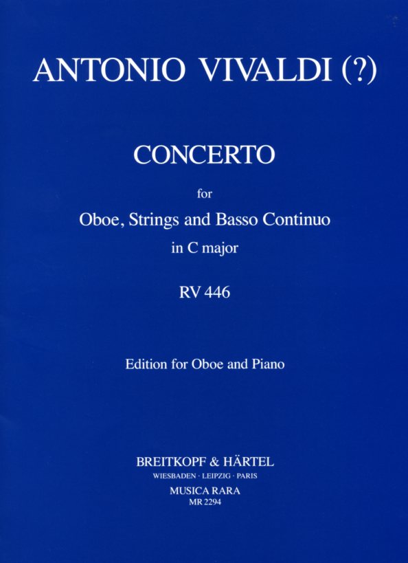 Vivaldi: Oboenkonzert d-moll F VII/1<br>RV 454 - KA - MR