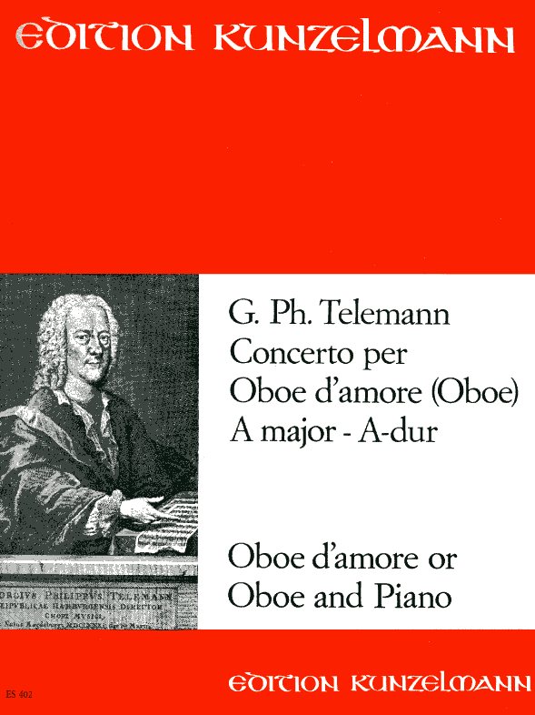 G.Ph. Telemann: Konzert A-Dur TWV 51:A2<br>Oboe d&acute; amore + Orchester - KA