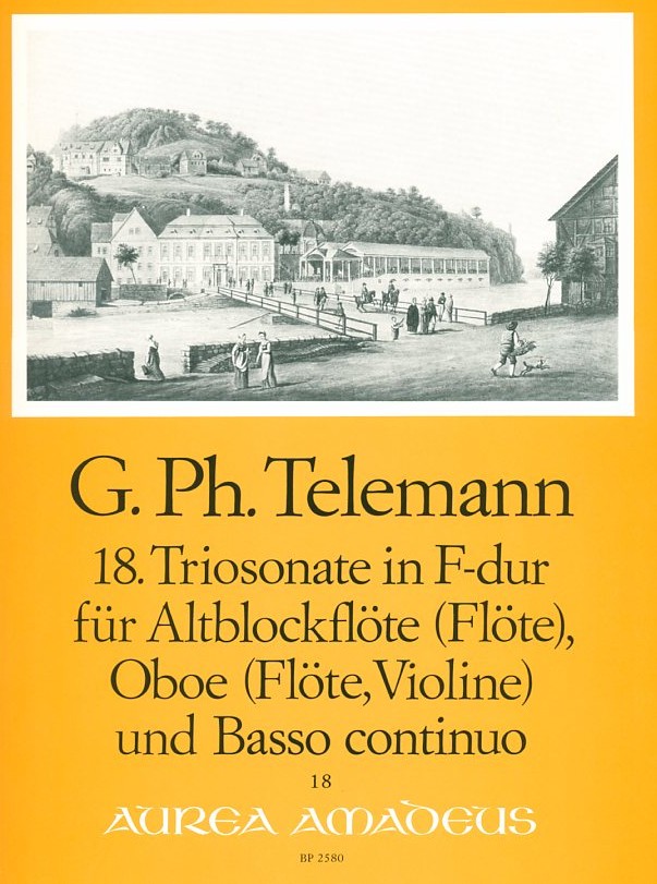 G.Ph. Telemann: 18. Triosonate F-Dur<br>TWV42:F15 - Blockfl., Oboe + BC