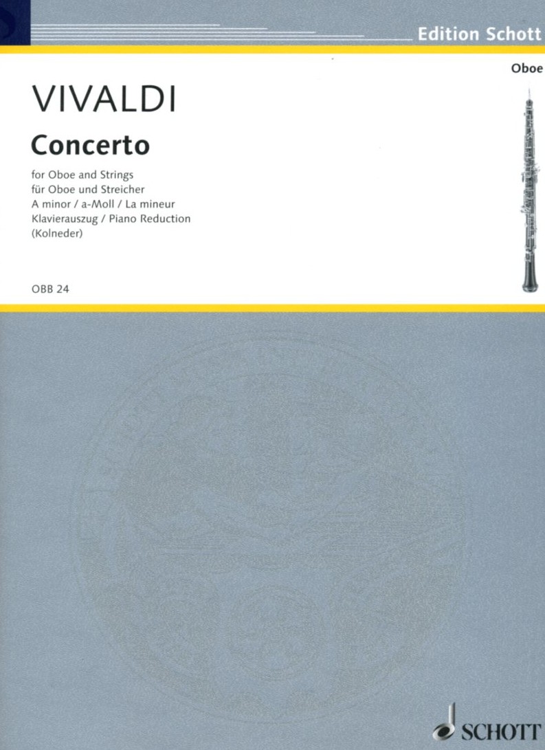 Vivaldi: Oboenkonzert a-moll F VII/5<br>RV 461 - KA (Schott)