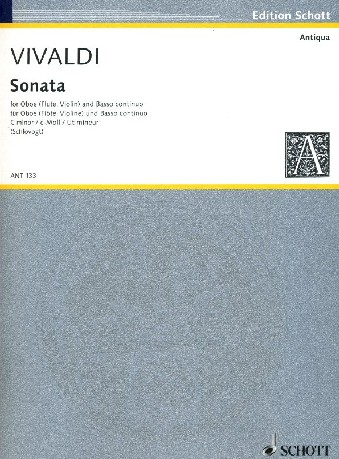 A. Vivaldi: Sonate c-moll Oboe + BC<br>RV 53 - Hgb: Helmut Schlvogt