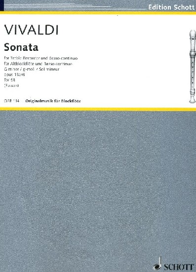 A. Vivaldi: Sonate g-moll RV 58<br>für Flöte (Oboe) + BC