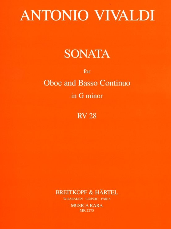 A. Vivaldi: Sonate g-moll RV 28<br>fr Oboe + BC