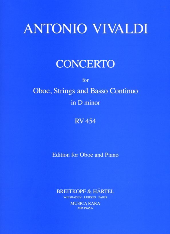 Vivaldi: Oboenkonzert C - Dur F VII/20<br>RV 446 - KA - MR