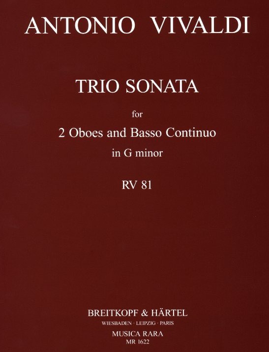 Vivaldi: Triosonate g-moll RV 81<br>fr 2 Oboen + BC