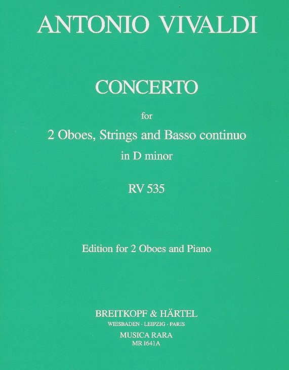 Vivaldi: Konzert fr 2 Oboen d-moll<br>VII/9 RV 535 - KA / Musica Rara