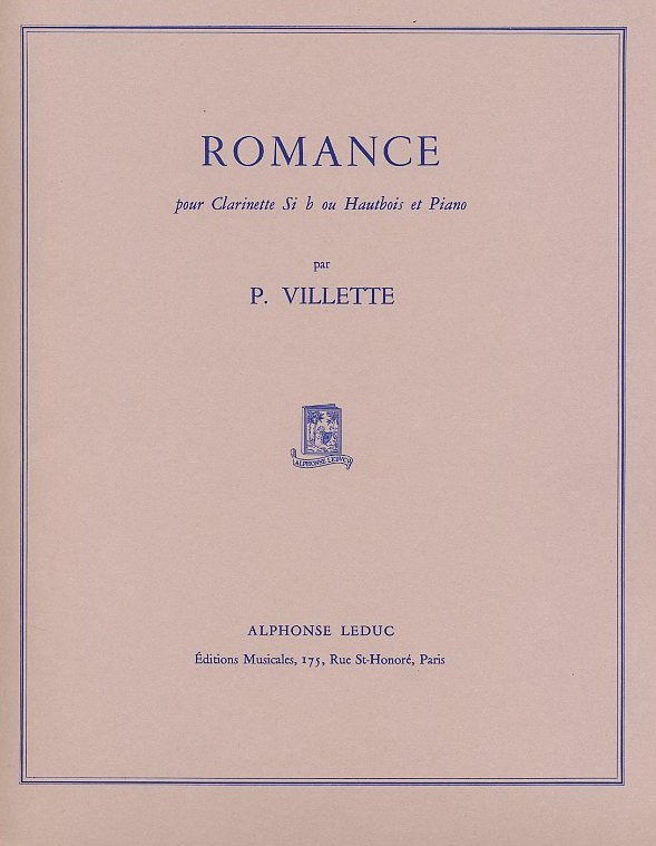 Villette: Romance fr<br>Oboe (o. Klarinette) + Klavier