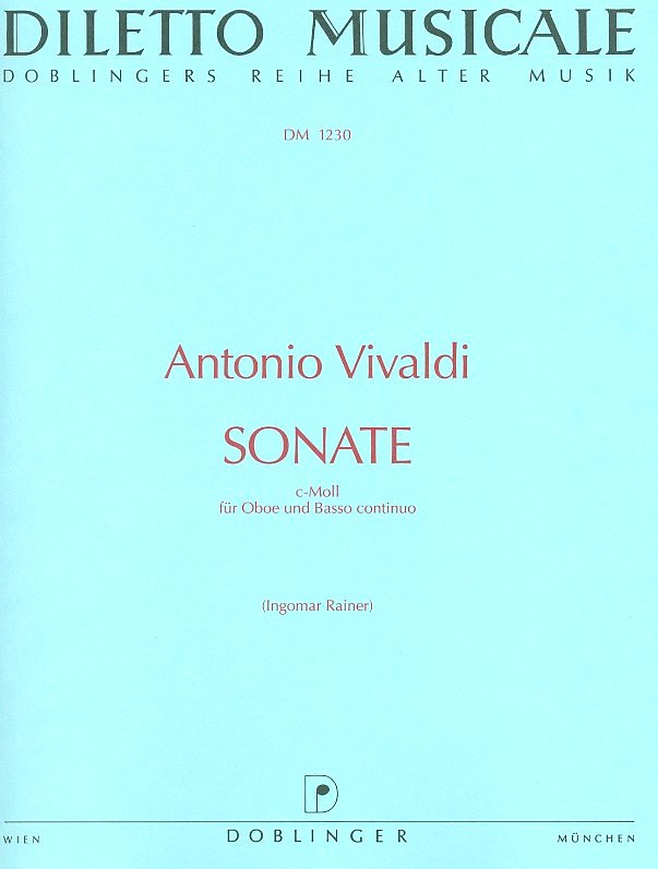 A. Vivaldi: Sonate c-moll Oboe + BC<br>RV 53 - Hgb: Doblinger