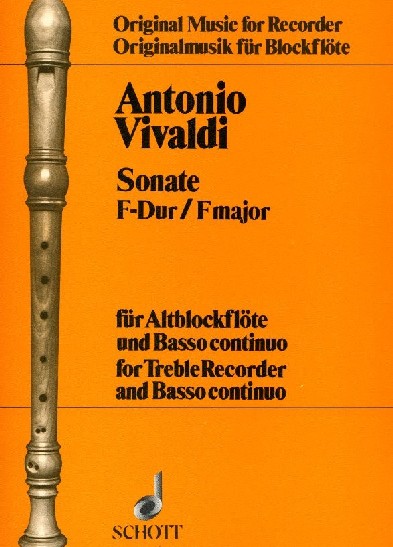 A. Vivaldi: Sonate F-Dur Oboe + BC<br>