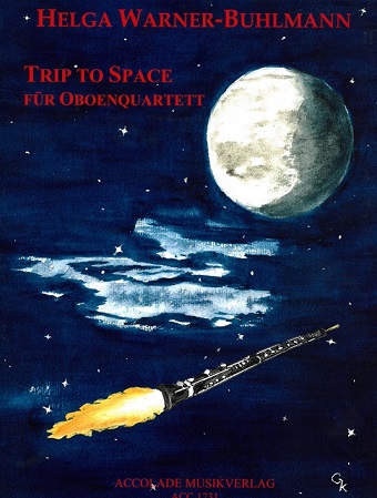 H. Warner-Buhlmann(*1961): &acute;Trip<br>to Space&acute; - fr 4 Oboen