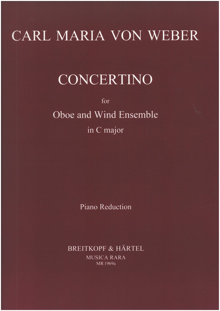 C.M. von Weber: Concertino C-Dur fr<br>Oboe + Klavier /Breitkopf