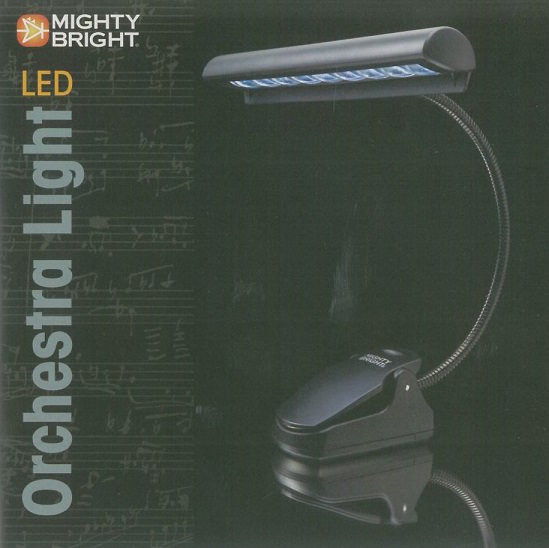 Notenpultleuchte &acute;EOS&acute;<br>Orchestra Light - schwarz