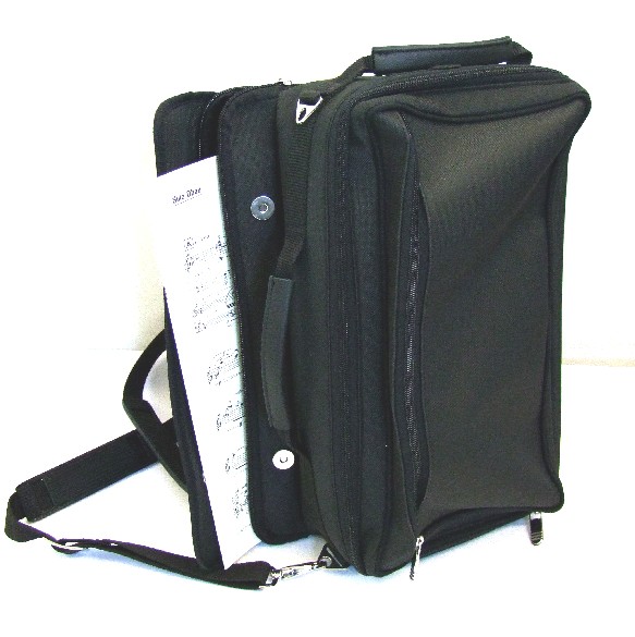 Rucksack für Oboenetui mit Notenfach<br>+ Außentasche für Zubehör